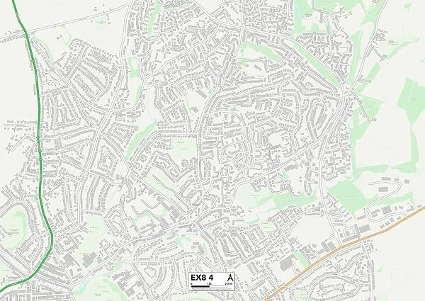 Exeter EX8 4 Map