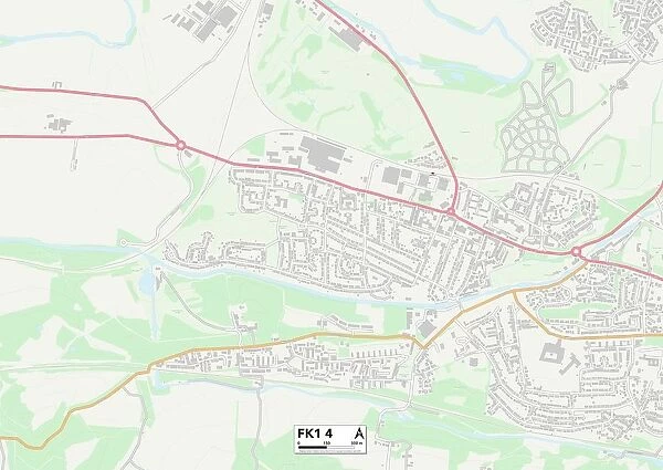 Falkirk FK1 4 Map
