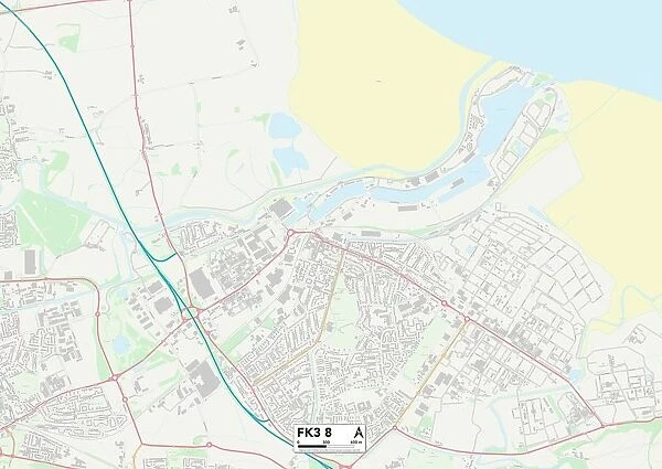Falkirk FK3 8 Map