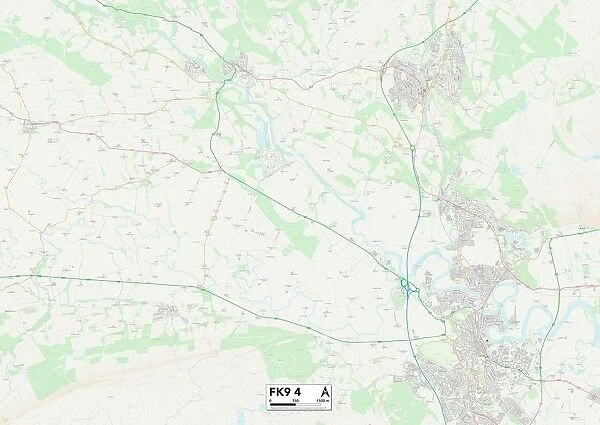 Falkirk FK9 4 Map