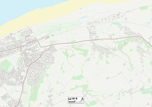 Flintshire LL19 9 Map