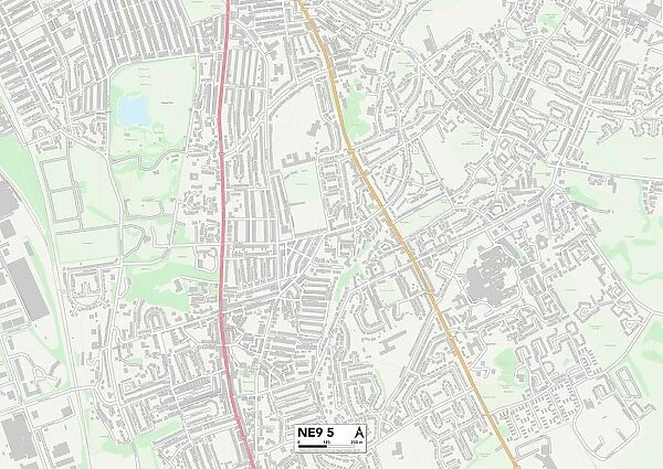 Gateshead NE9 5 Map