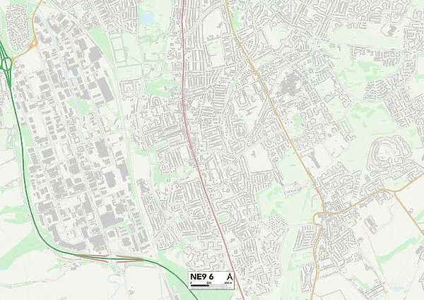 Gateshead NE9 6 Map