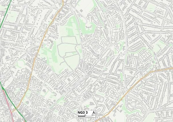 Gedling NG3 3 Map