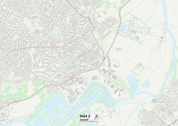 Gedling NG4 2 Map