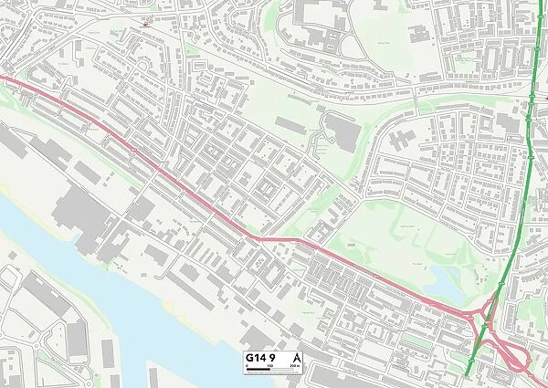 Glasgow G14 9 Map