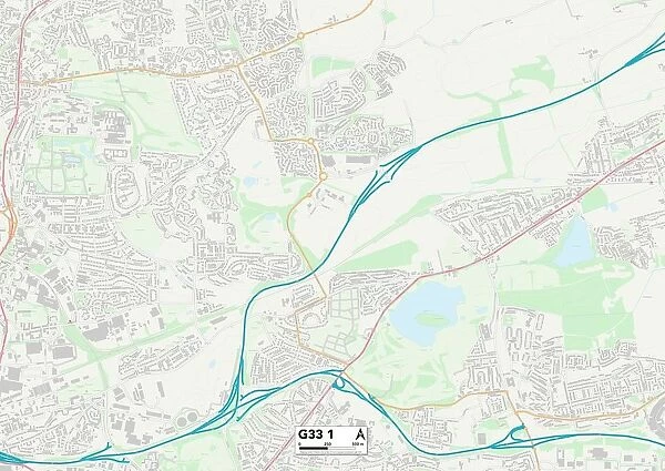 Glasgow G33 1 Map