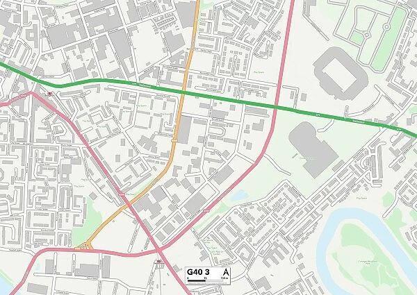 Glasgow G40 3 Map