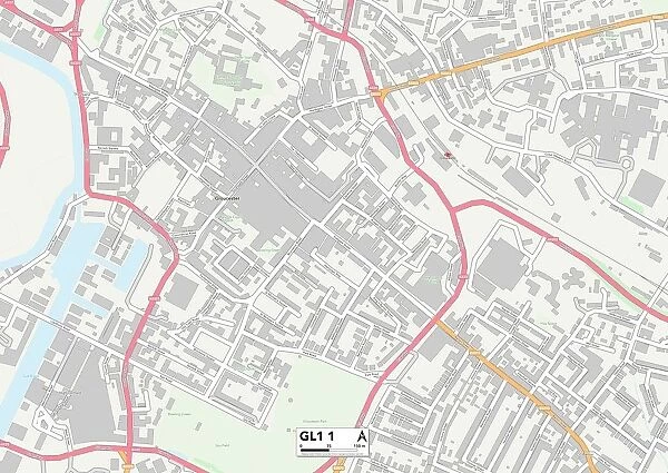 Gloucester GL1 1 Map