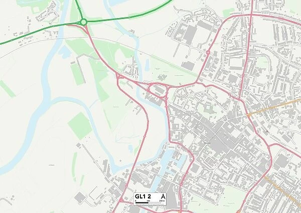 Gloucester GL1 2 Map