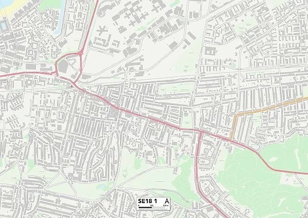 Greenwich SE18 1 Map