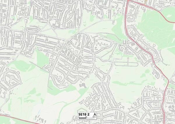 Greenwich SE18 2 Map