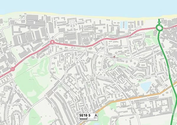 Greenwich SE18 5 Map