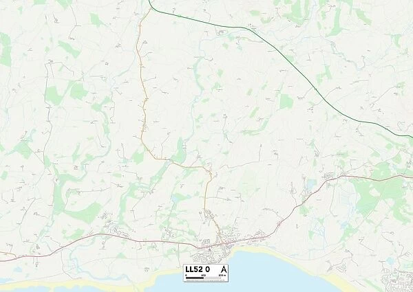 Gwynedd LL52 0 Map