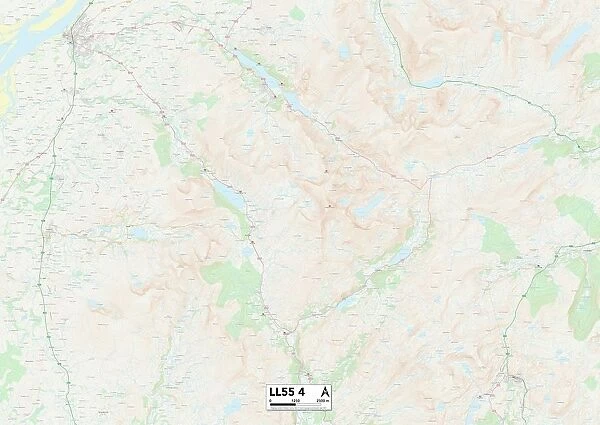 Gwynedd LL55 4 Map