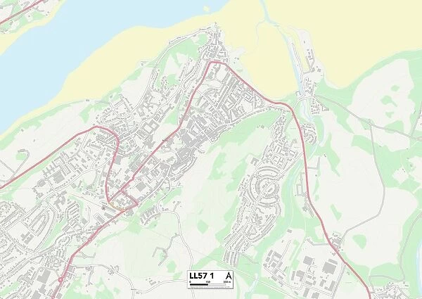 Gwynedd LL57 1 Map