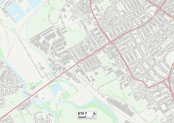 Hackney E10 7 Map