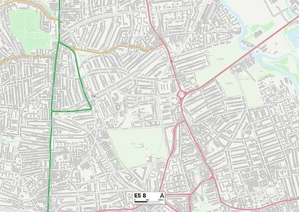 Hackney E5 8 Map