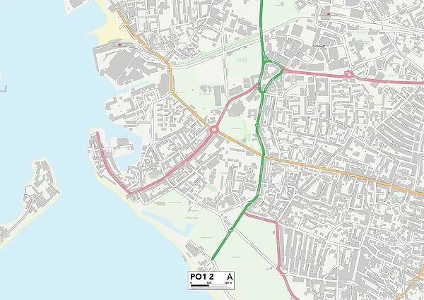 Hampshire PO1 2 Map