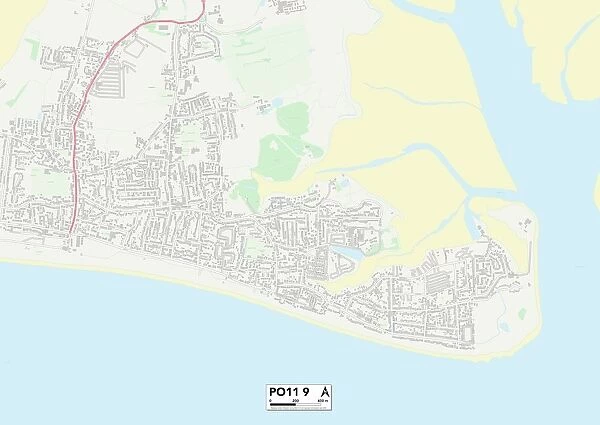 Hampshire PO11 9 Map
