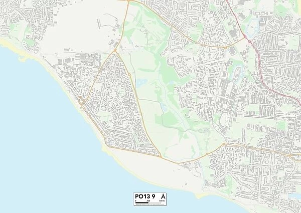 Hampshire PO13 9 Map