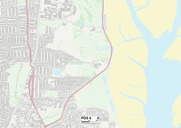 Hampshire PO3 6 Map