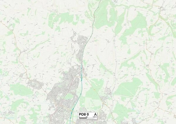 Hampshire PO8 0 Map