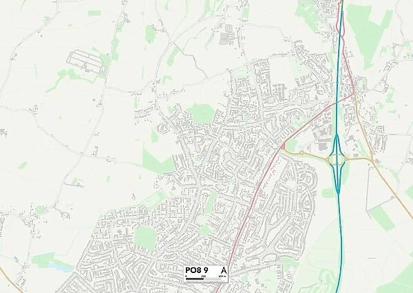 Hampshire PO8 9 Map