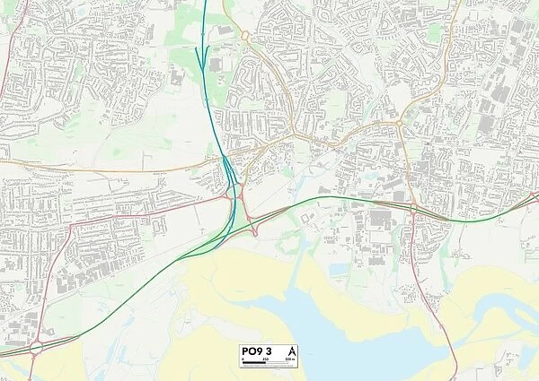 Hampshire PO9 3 Map