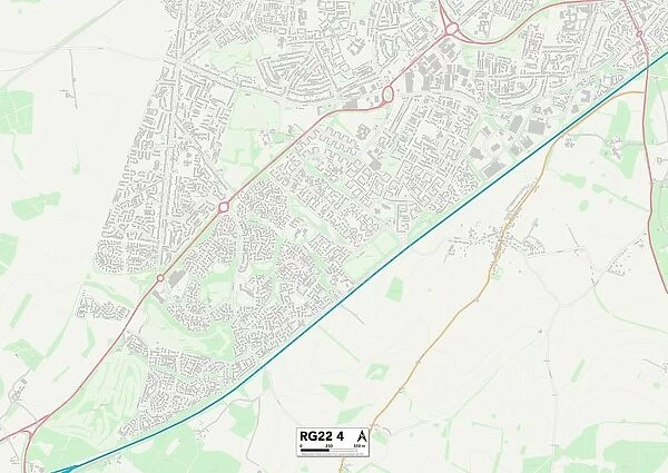 Hampshire RG22 4 Map