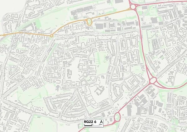 Hampshire RG22 6 Map