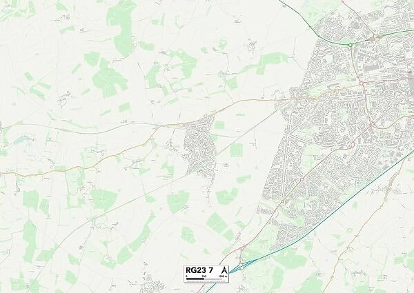 Hampshire RG23 7 Map