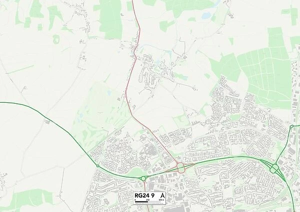 Hampshire RG24 9 Map
