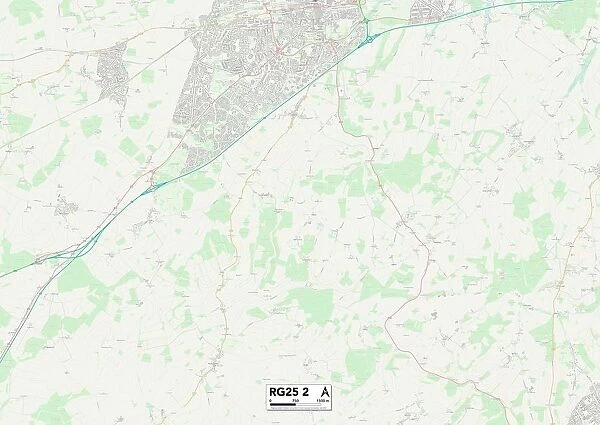 Hampshire RG25 2 Map