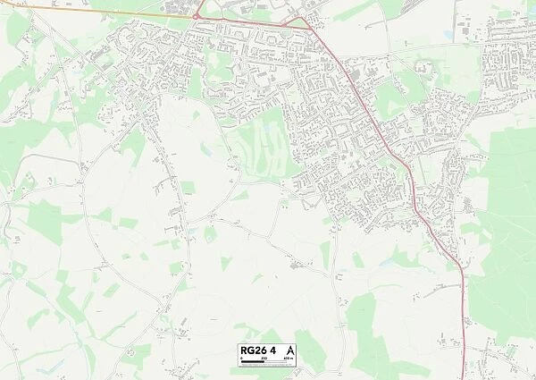Hampshire RG26 4 Map