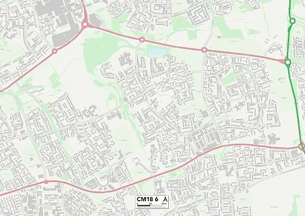 Harlow CM18 6 Map
