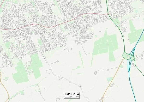 Harlow CM18 7 Map