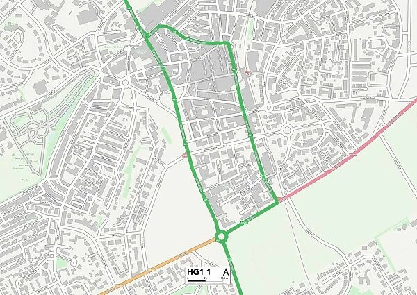 Harrogate HG1 1 Map