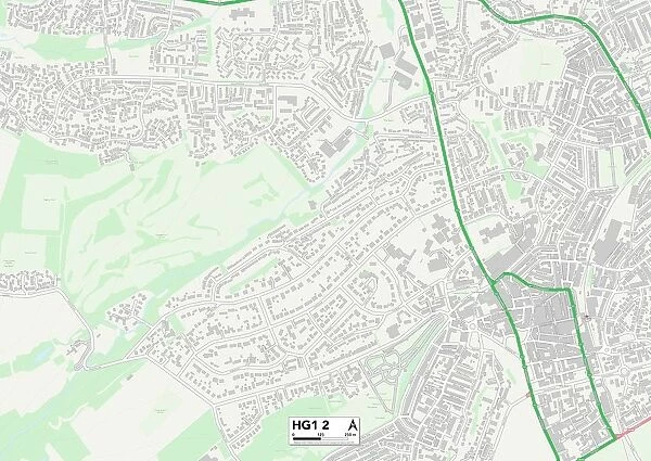 Harrogate HG1 2 Map