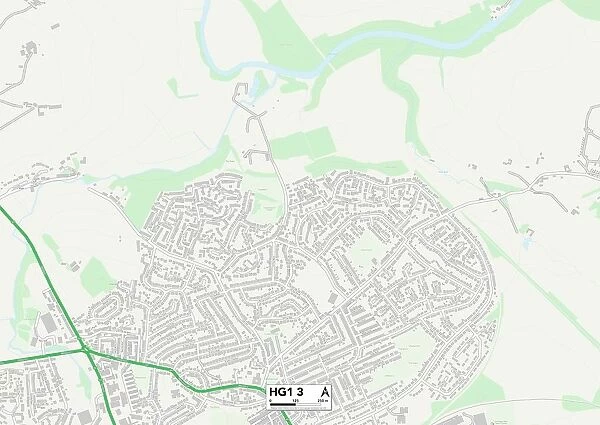 Harrogate HG1 3 Map