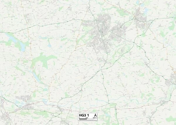 Harrogate HG3 1 Map