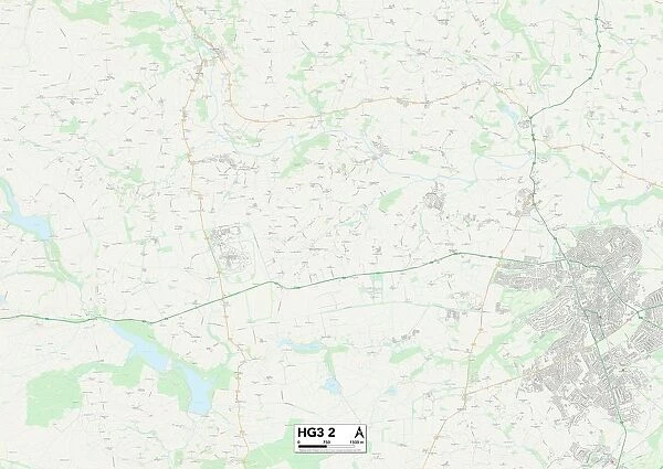 Harrogate HG3 2 Map