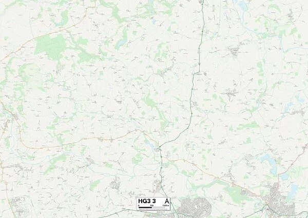 Harrogate HG3 3 Map
