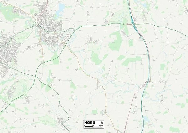 Harrogate HG5 8 Map