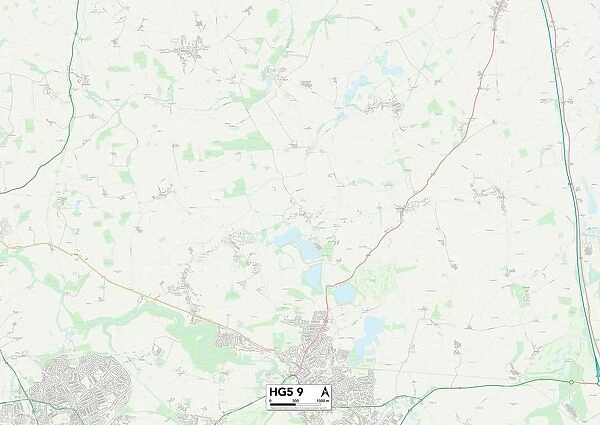 Harrogate HG5 9 Map
