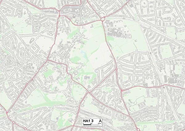 Harrow HA1 3 Map