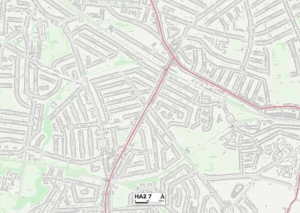 Harrow HA2 7 Map