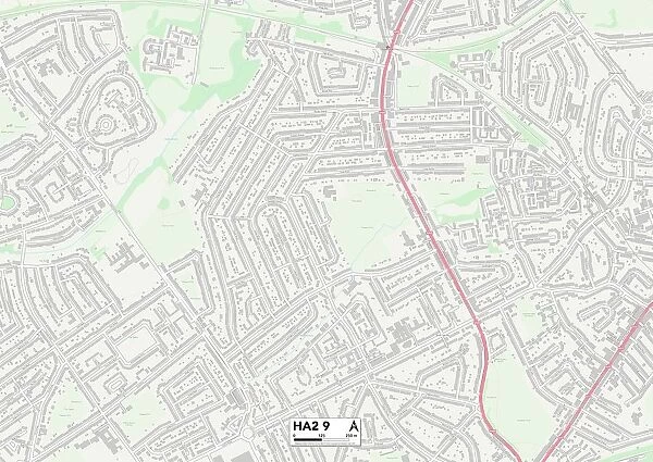 Harrow HA2 9 Map