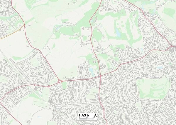 Harrow HA3 6 Map