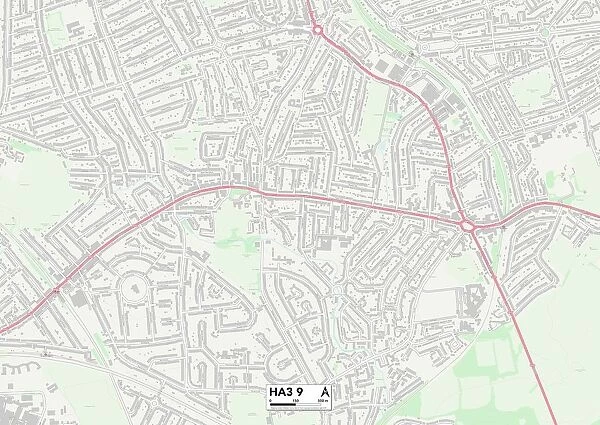 Harrow HA3 9 Map